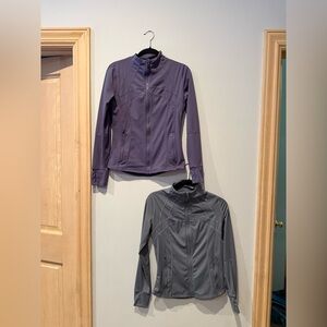 Women’s Sports Jackets in Purple and Gray